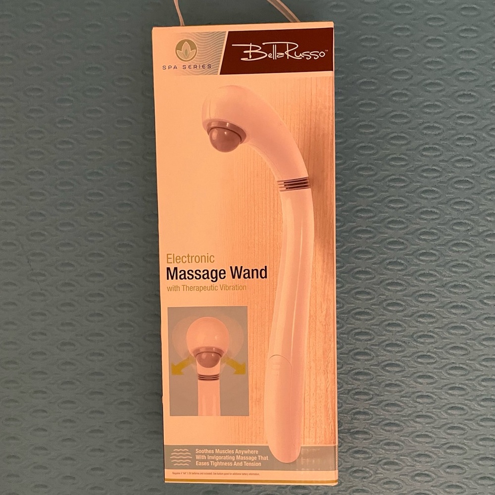 Brand new in box.
Therapy & Massage Wand Cordless, Therapeutic Vibration NIB.